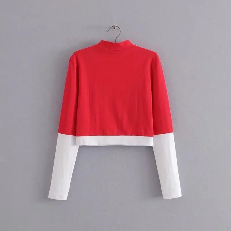 Two Tone Long Sleeve Shirt