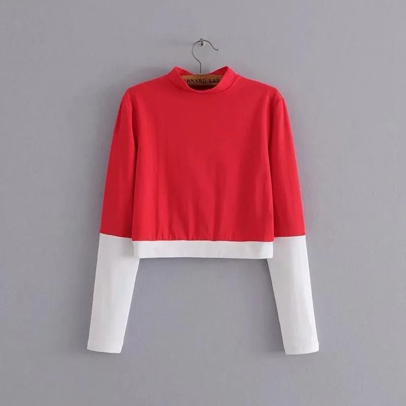 Two Tone Long Sleeve Shirt