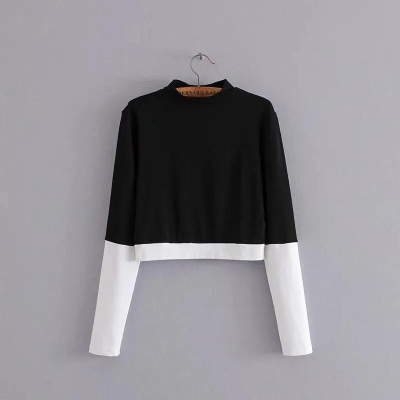 Two Tone Long Sleeve Shirt