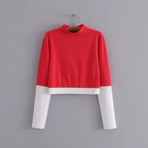 Two Tone Long Sleeve Shirt