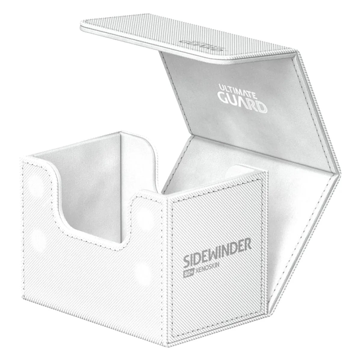Ultimate Guard Sidewinder 80  Xenoskin Monocolor White Deck Box