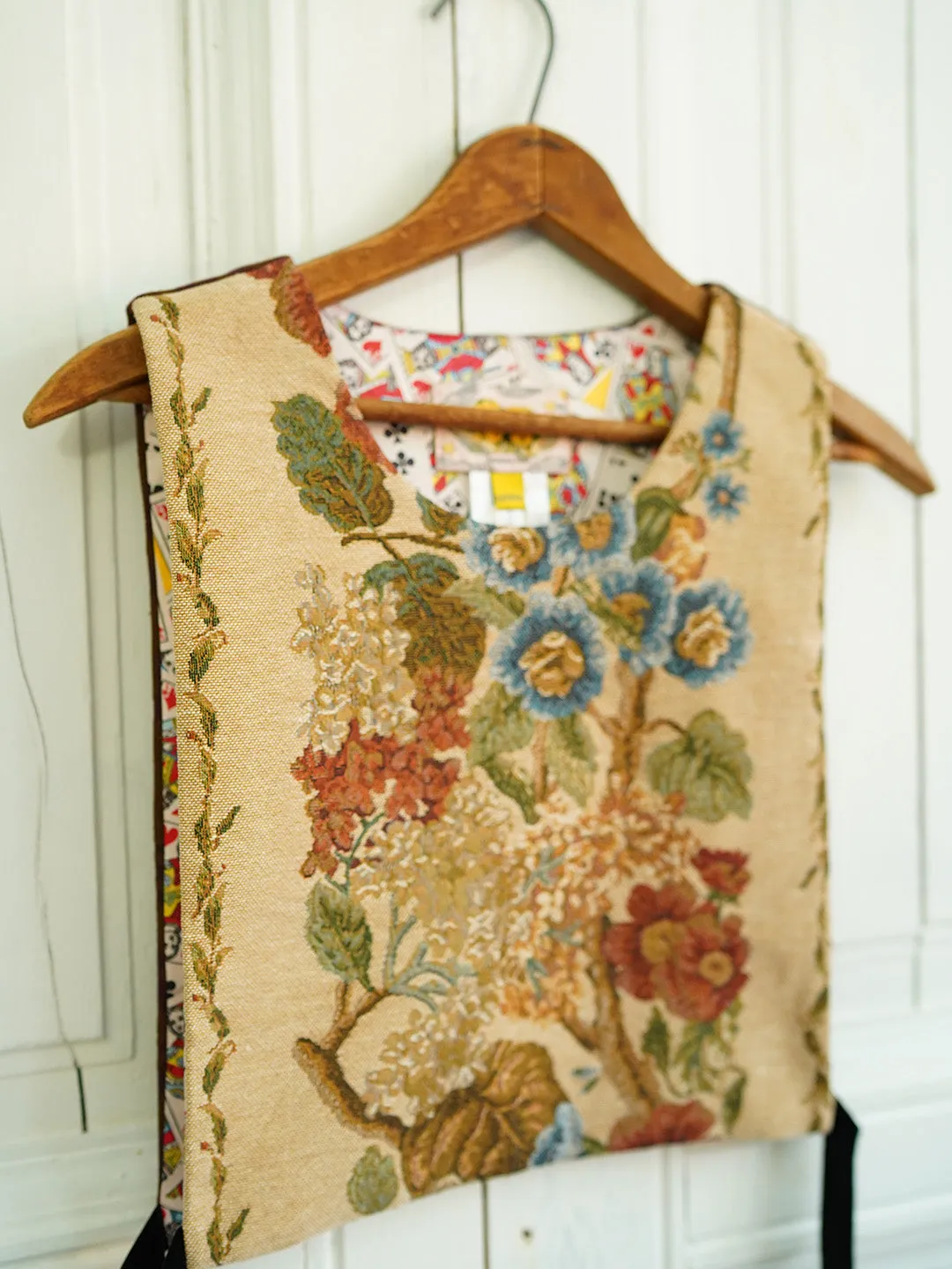 Unlogical Poem Cottage Style Flower Patchwork Doll Pattern Smock