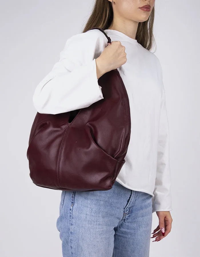 Varana Burgundy Leather