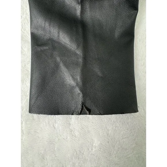 Velvet By Graham &amp; Spencer Candy Ponti w/ Faux Leather Jacket in Black Size S
