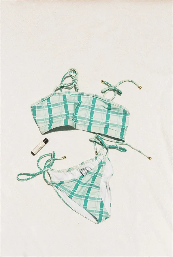 Verde Bandeau Top