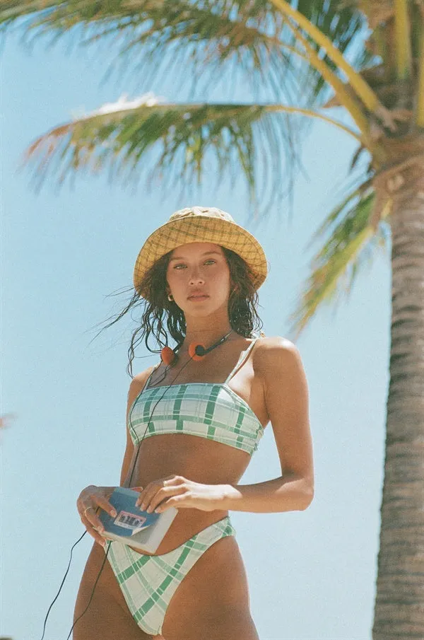 Verde Bandeau Top