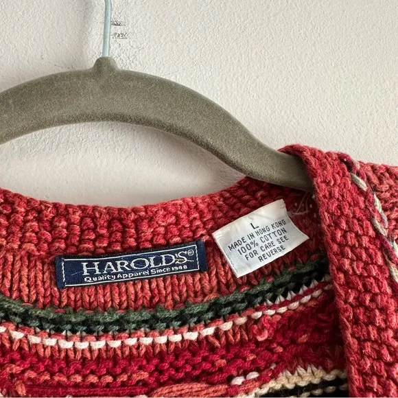 Vintage Aztec‎ Knit Vest