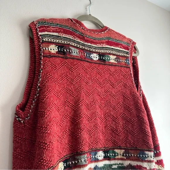 Vintage Aztec‎ Knit Vest