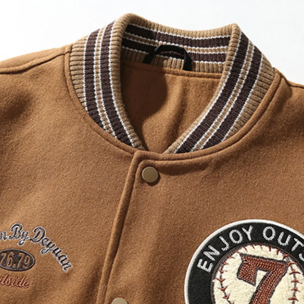 Vintage Baseball Loose Jacket