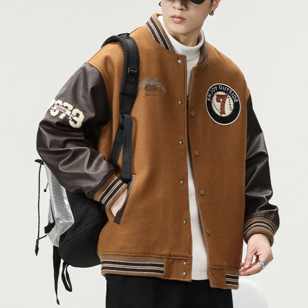 Vintage Baseball Loose Jacket