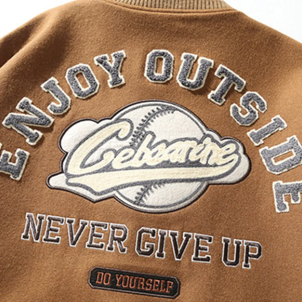 Vintage Baseball Loose Jacket