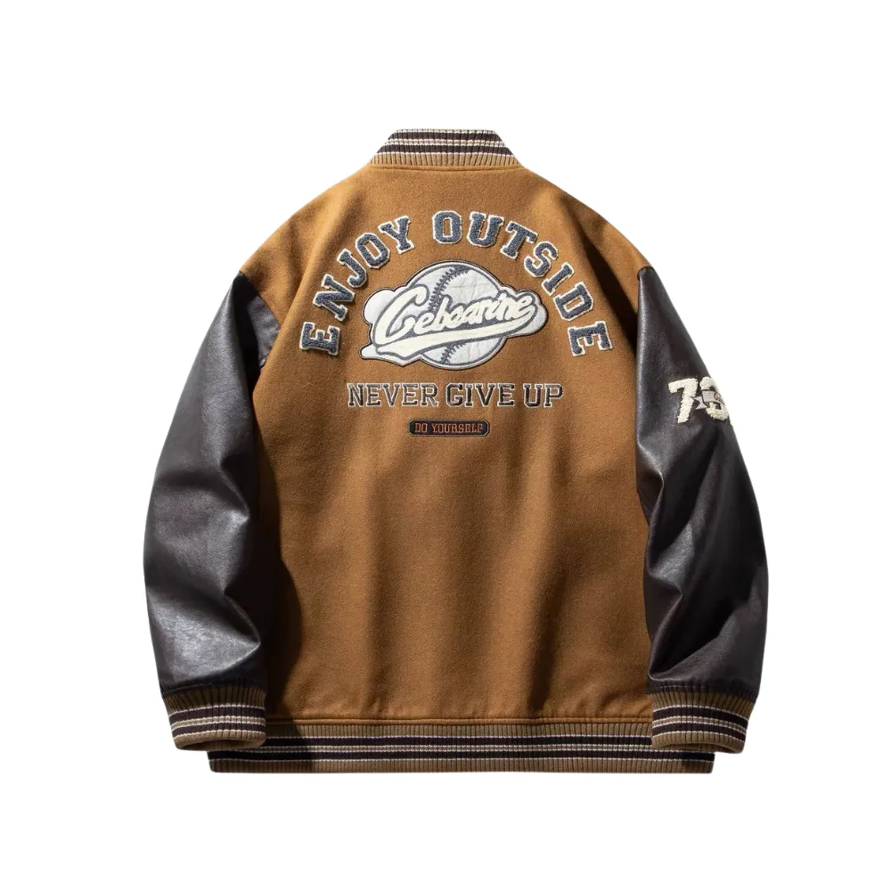 Vintage Baseball Loose Jacket