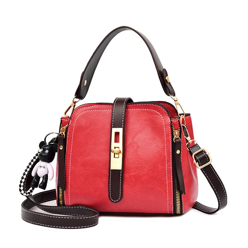 Vintage FlapSatchel Women's Cross body Messenger bag