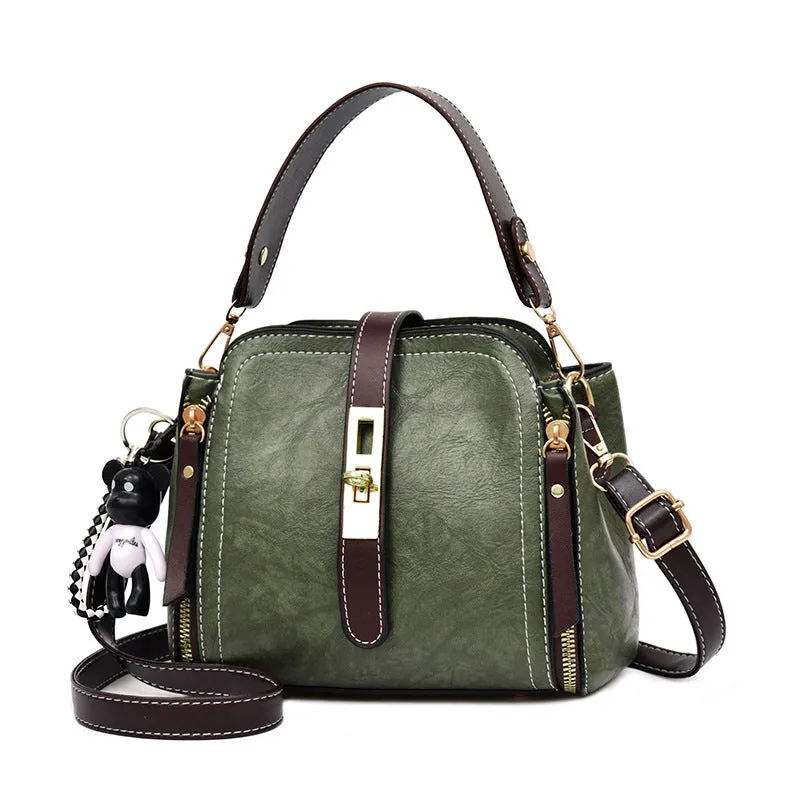 Vintage FlapSatchel Women's Cross body Messenger bag
