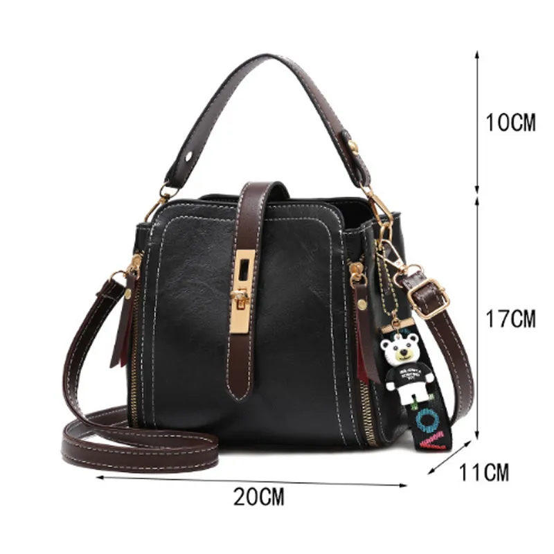 Vintage FlapSatchel Women's Cross body Messenger bag