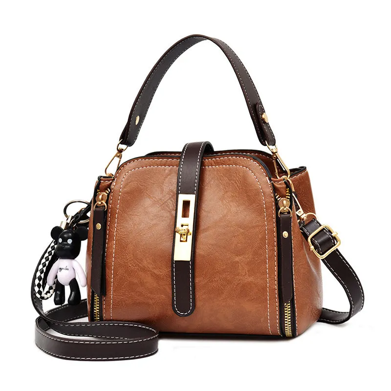 Vintage FlapSatchel Women's Cross body Messenger bag
