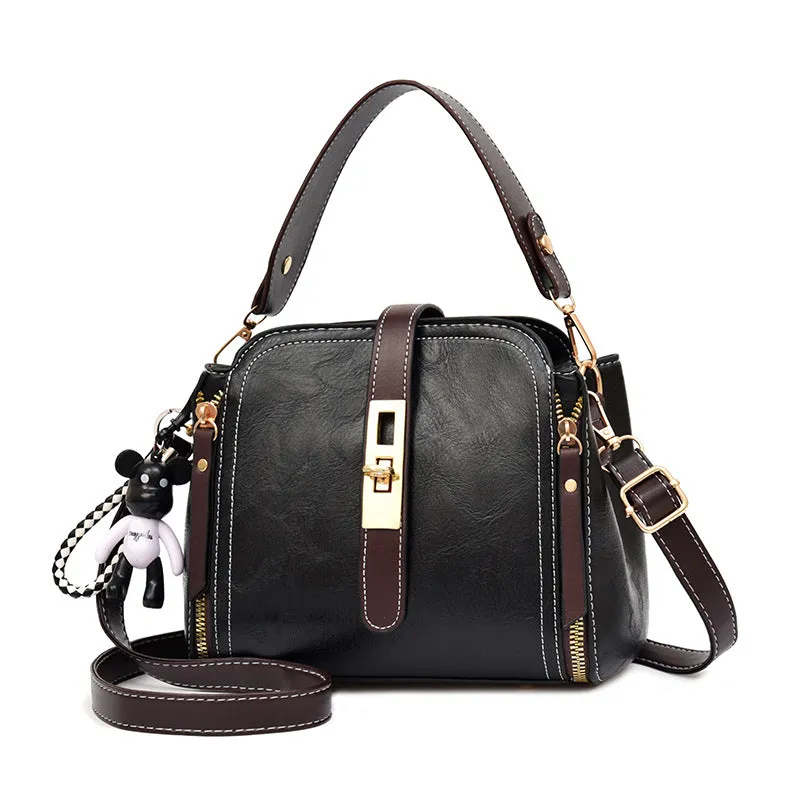 Vintage FlapSatchel Women's Cross body Messenger bag
