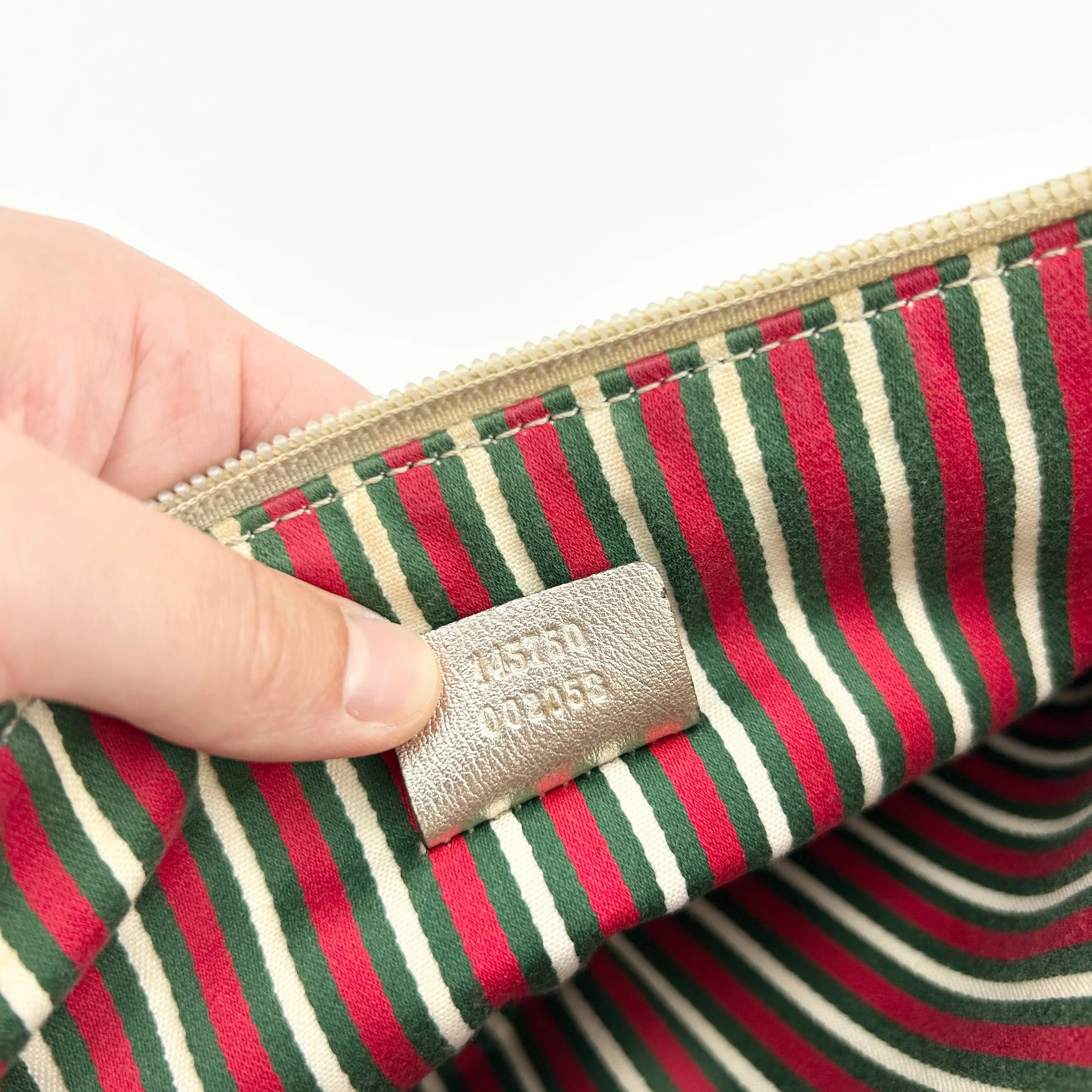 Vintage Gucci Monogram Shoulder Bag