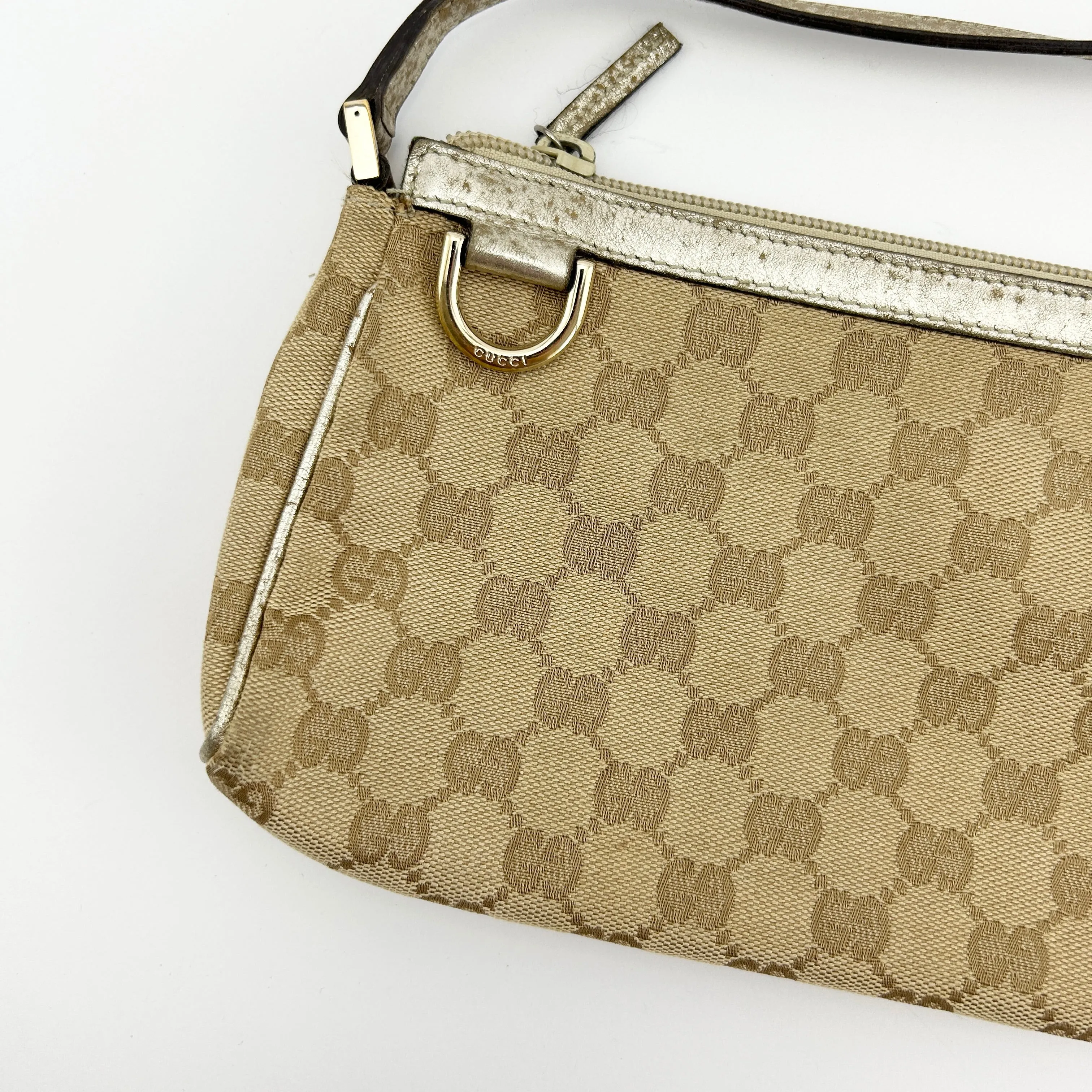 Vintage Gucci Monogram Shoulder Bag