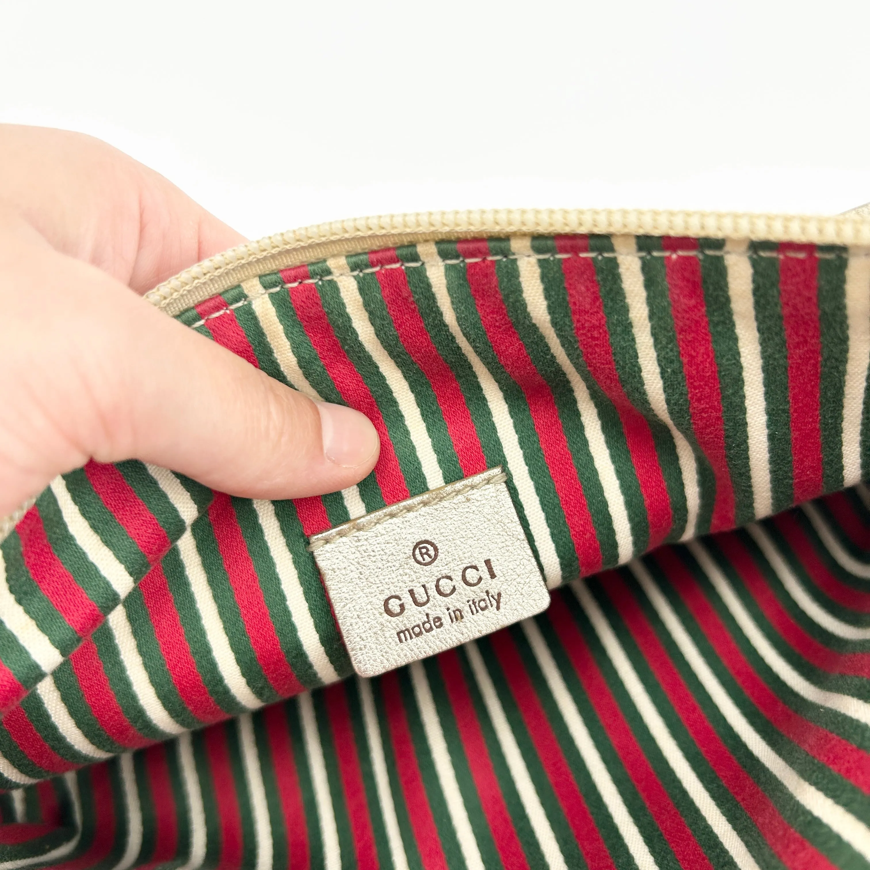 Vintage Gucci Monogram Shoulder Bag