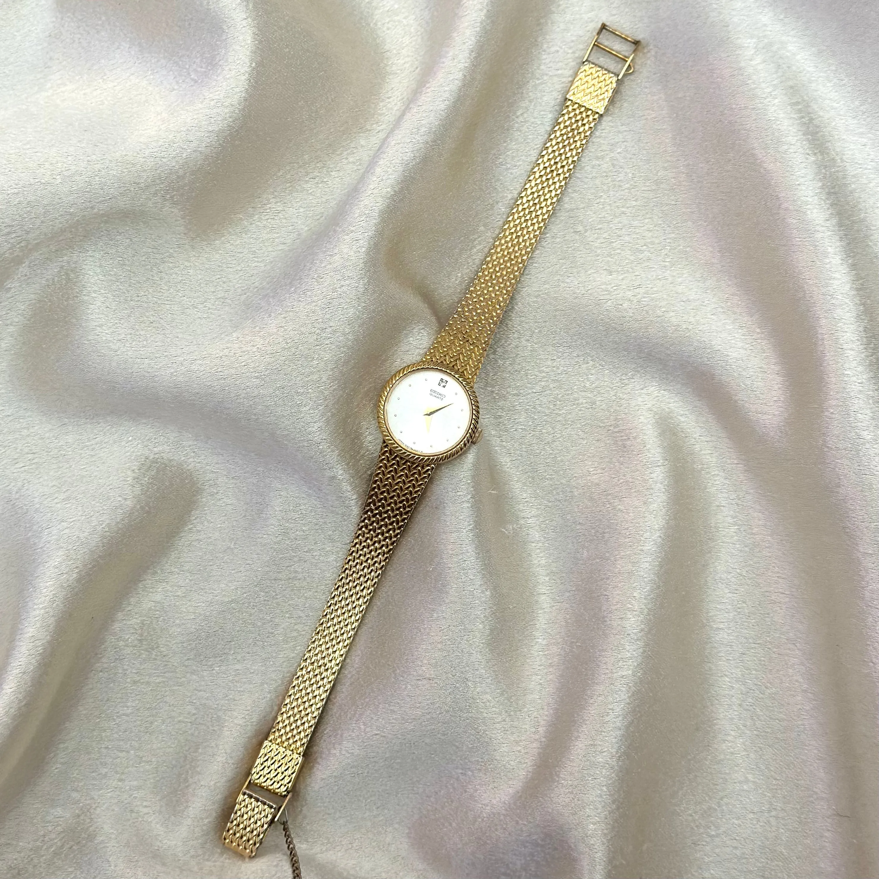 VINTAGE SEIKO DIAMOND WATCH