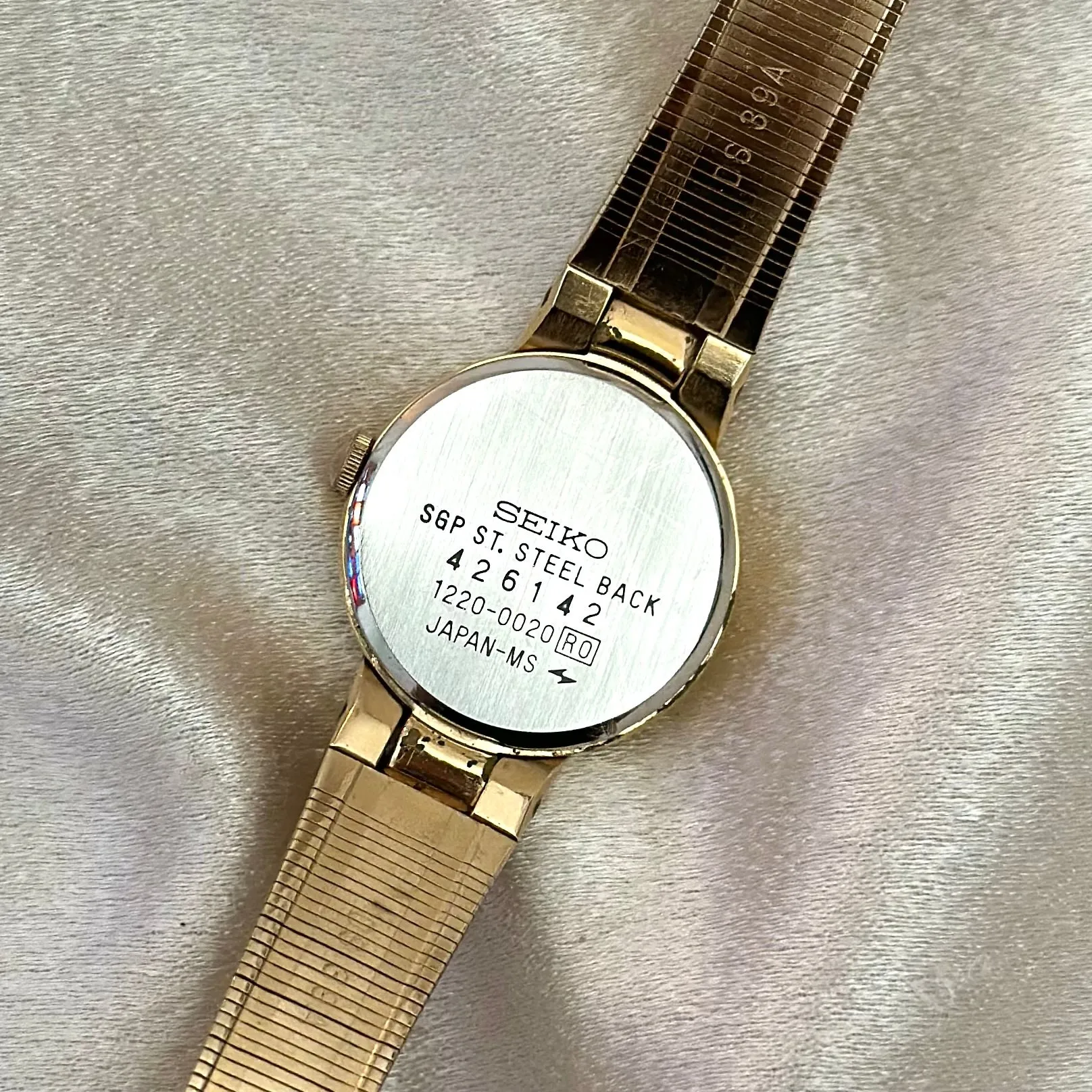 VINTAGE SEIKO DIAMOND WATCH