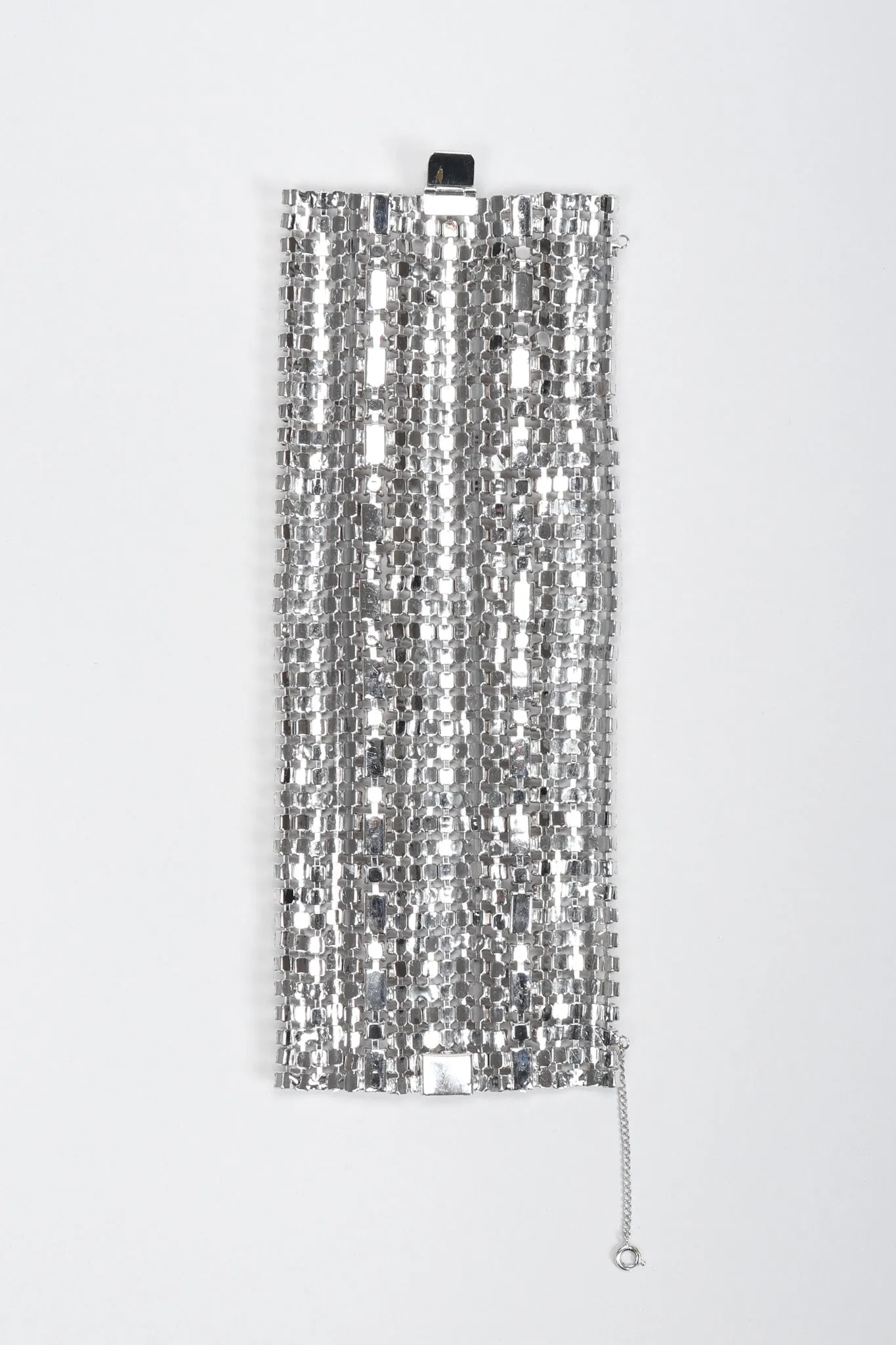 Wavy Crystal Cuff Bracelet