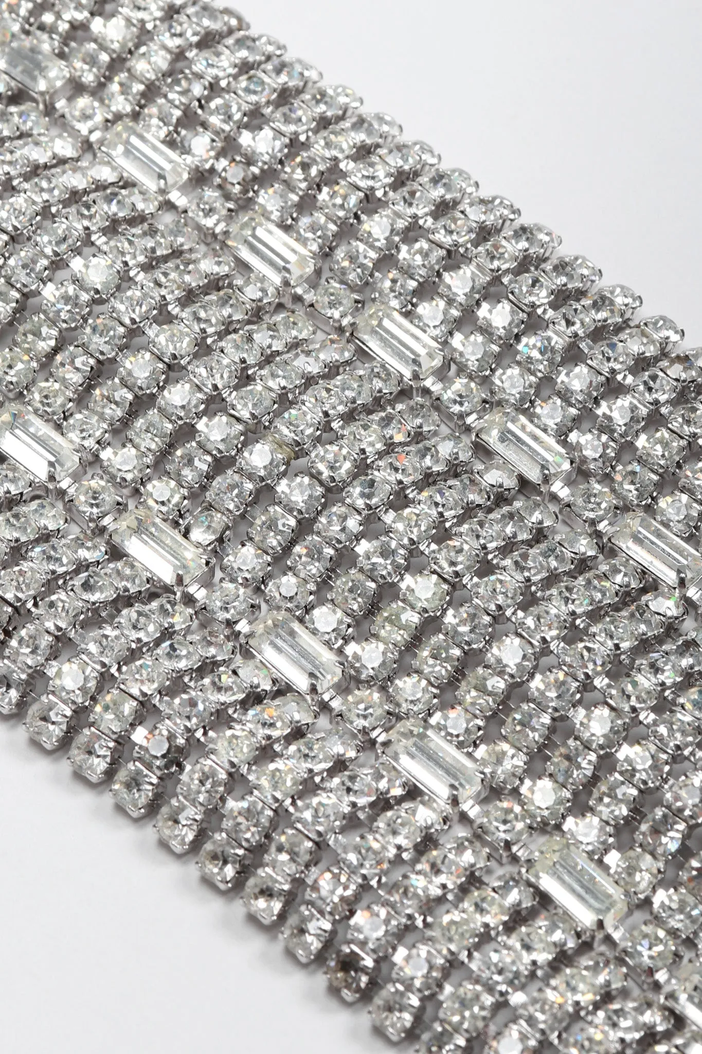 Wavy Crystal Cuff Bracelet