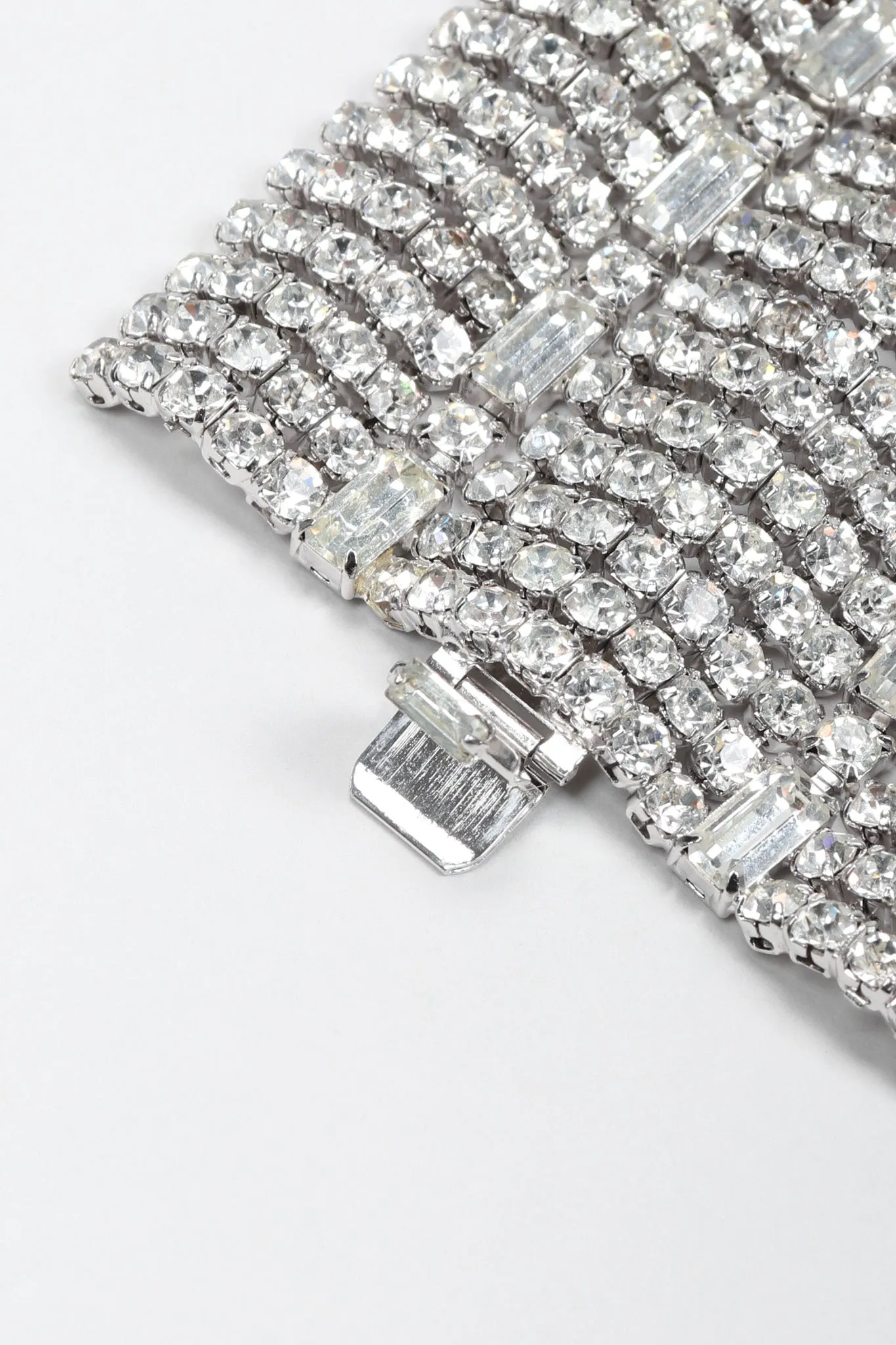 Wavy Crystal Cuff Bracelet