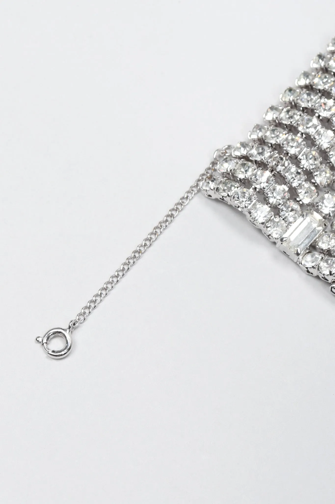 Wavy Crystal Cuff Bracelet
