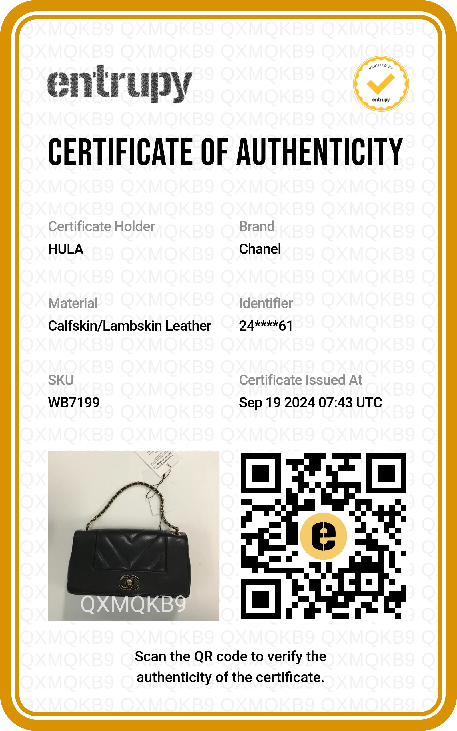 [WB7199] Chanel | Cross-Body Bag