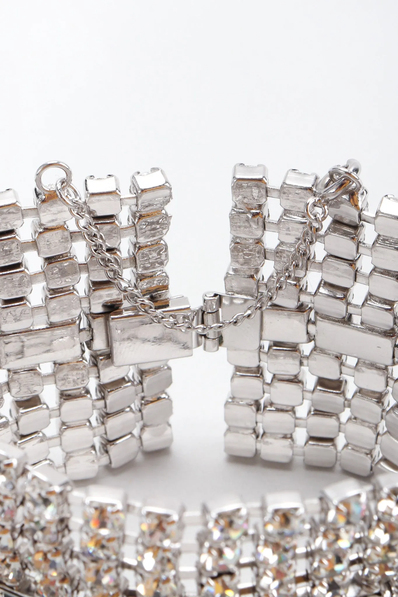 Wide Crystal Baguette Bracelet