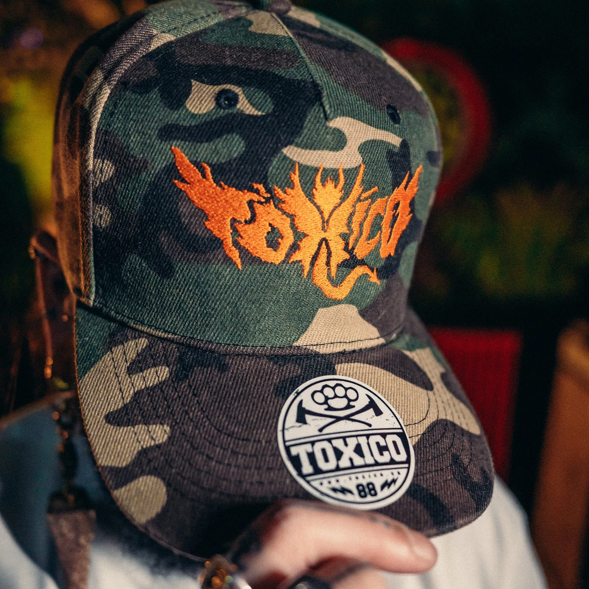 Winged Demon Camo Snapback