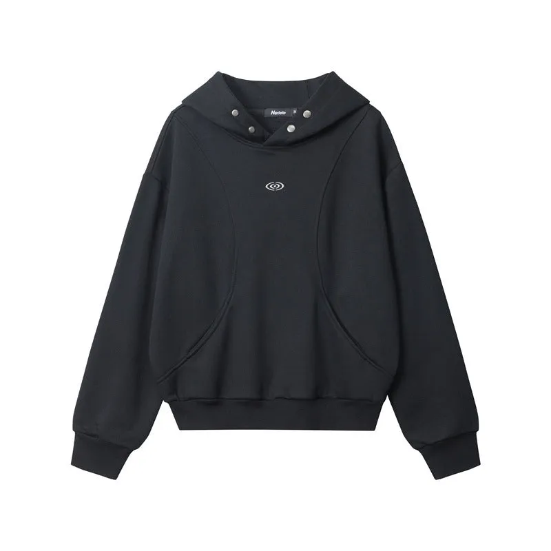 Women's Comfy Core Hoodie | Minimalist Black/Gray Essential