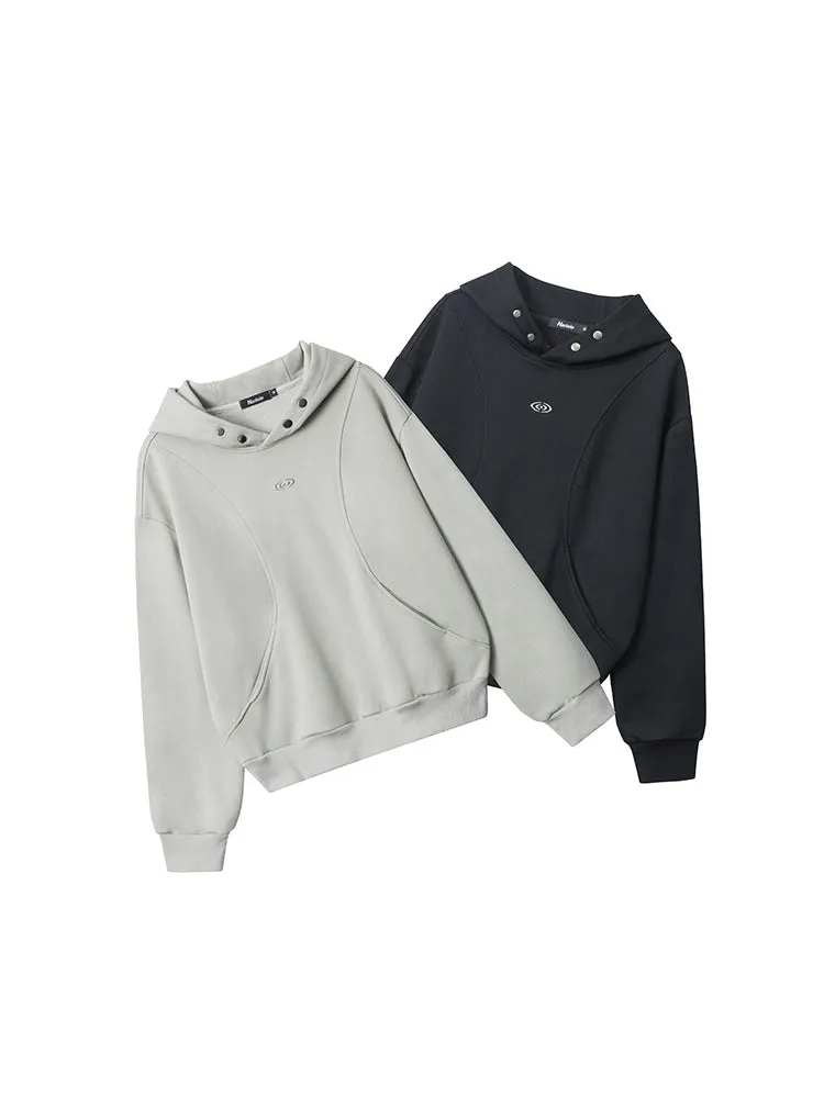 Women's Comfy Core Hoodie | Minimalist Black/Gray Essential