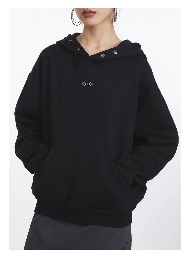 Women's Comfy Core Hoodie | Minimalist Black/Gray Essential
