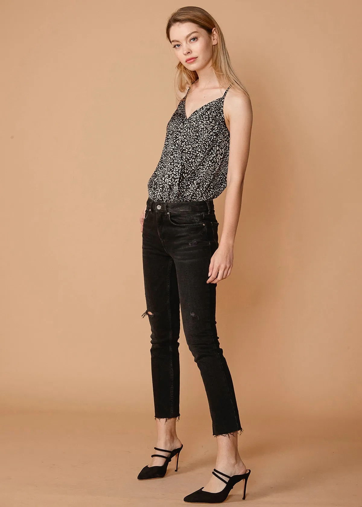 Women's Leopard Wrap Front Bodysuit by Shop at Konus