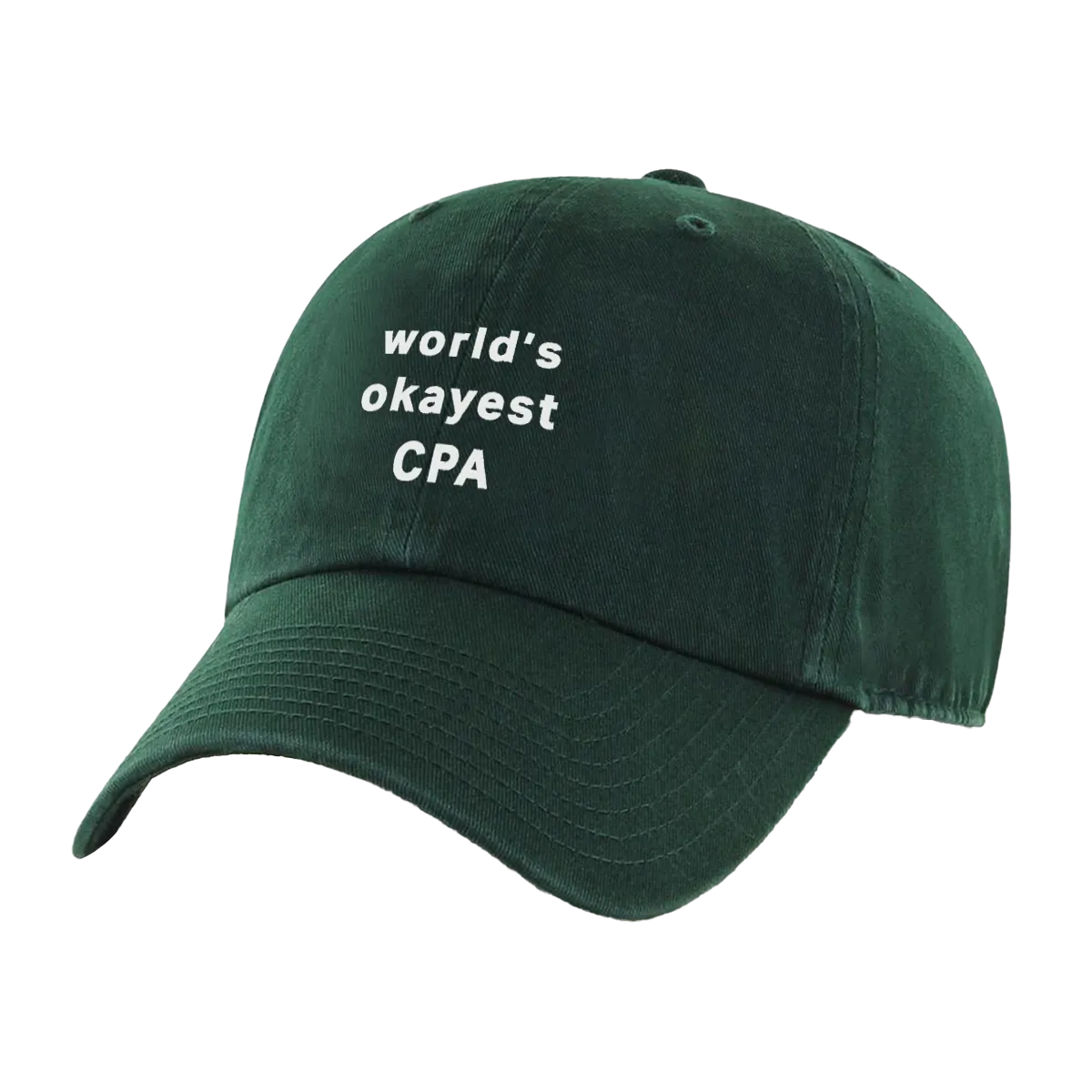 World's Okayest CPA Hat