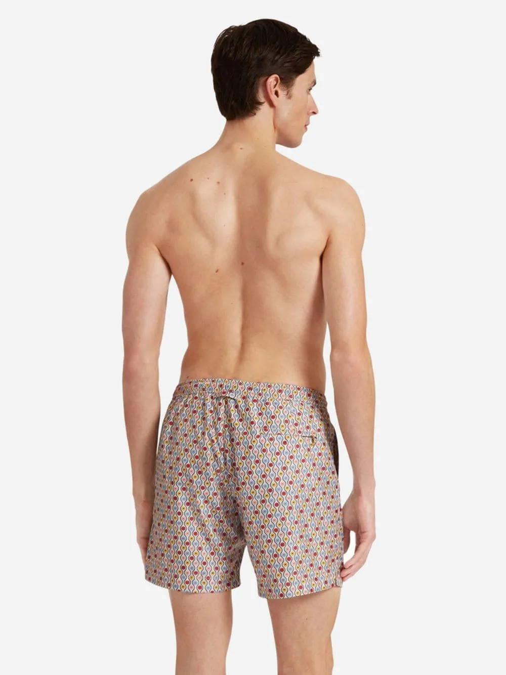 x La DoubleJ Whitsun White Sand  Bulldog Drawcord Swim Shorts