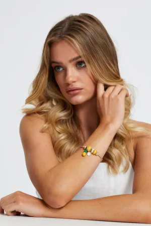 Yellow Charm Bracelet