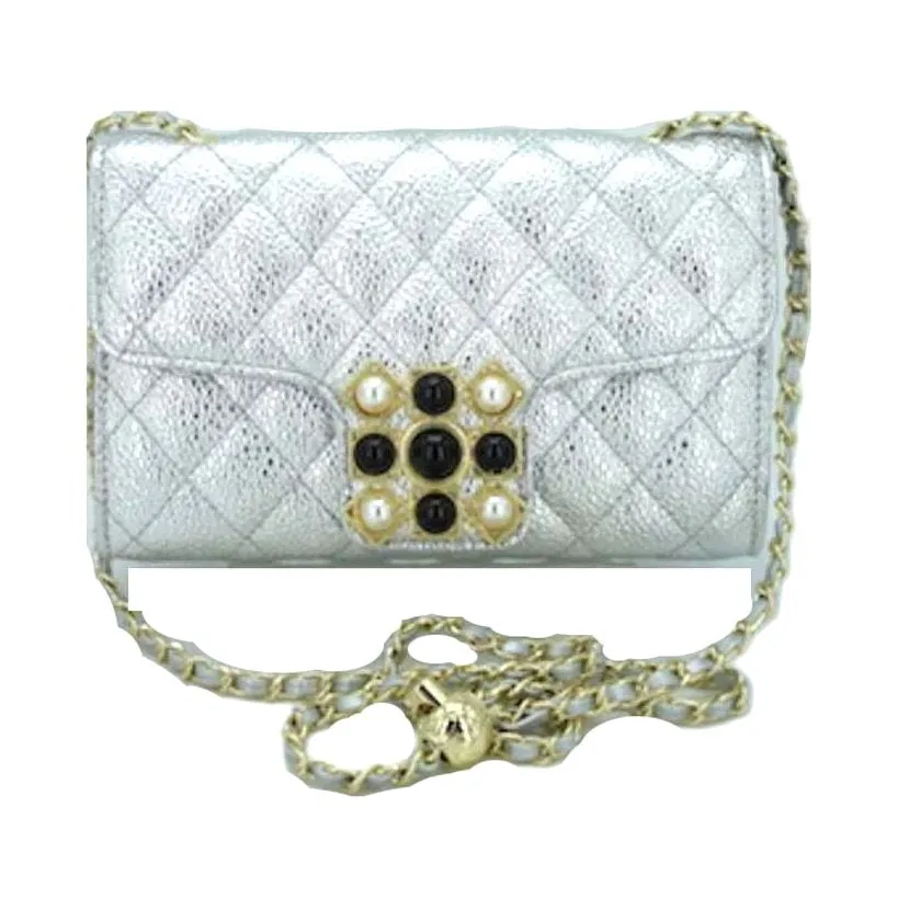 Yellow Quilted Flap Shoulder Crossbody Bag