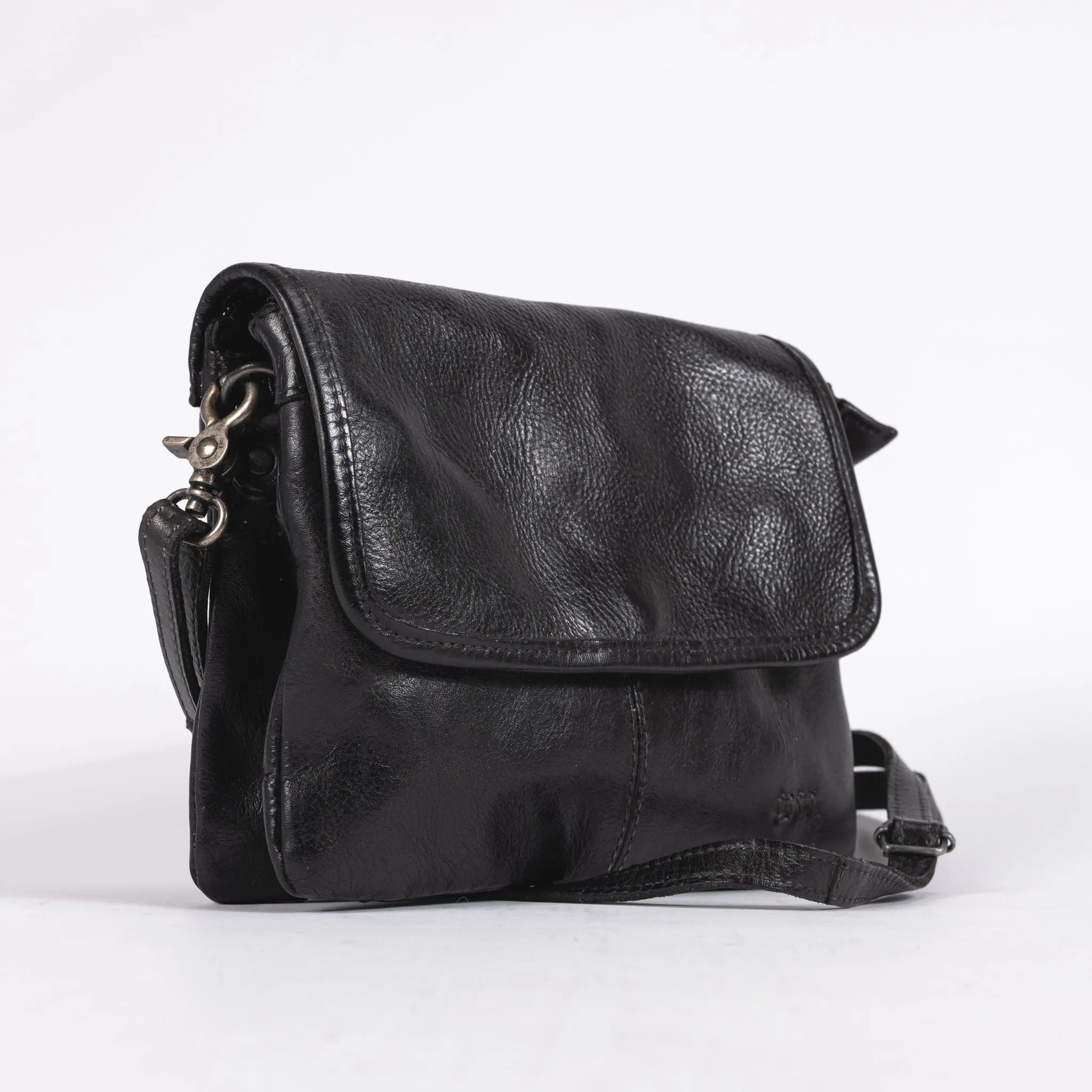 ZIGGY - BLACK - LEATHER