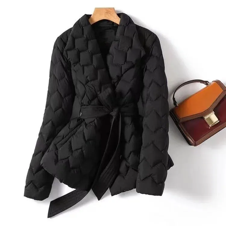 Zyra - Quilted Wrap Coat