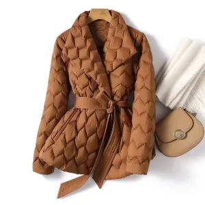 Zyra - Quilted Wrap Coat